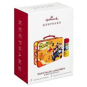 New! Disney Ducktales Lunchbox & Thermos Hallmark Keepsake Ornament 2019